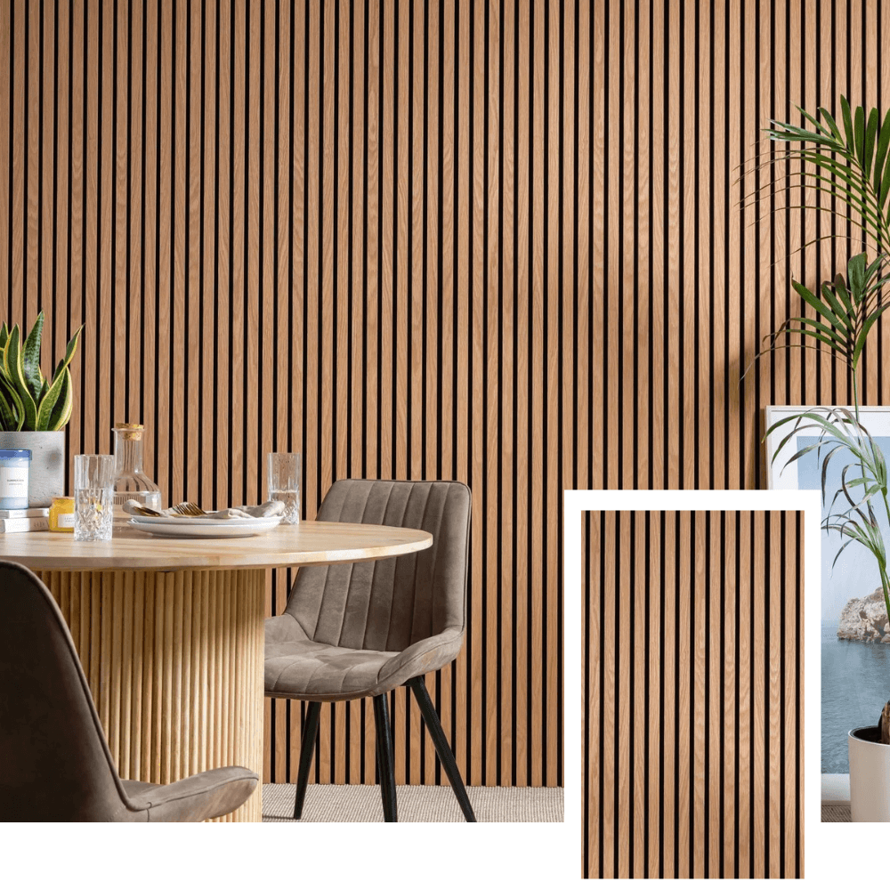 Karvion akustikpanel med spalt — (2,7 m × 1,10 m)