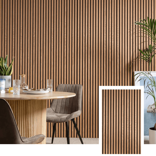 Karvion akustikpanel med spalt — (2,7 m × 1,10 m)