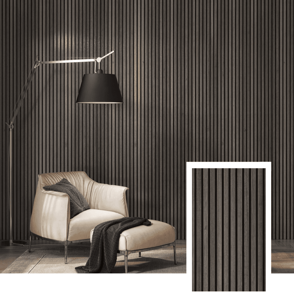 Karvion akustikpanel med spalt — (2,7 m × 1,10 m)